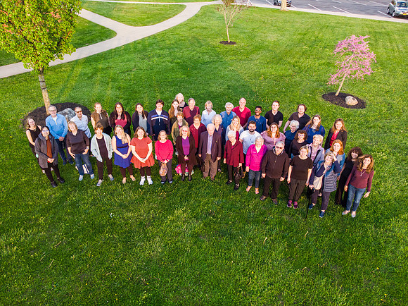 The Choir Smiling - Drone Shot